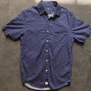 Vineyard Vines Short Sleeve Button Down USA Flag